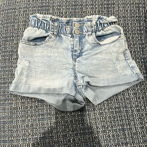 Teen washed Jean shorts